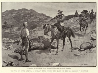 The War in South Africa, a Gallant Deed during the March of the 21st Brigade to Hoopstad by George Soper